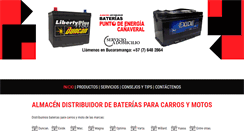 Desktop Screenshot of bateriaspuntodeenergia.com
